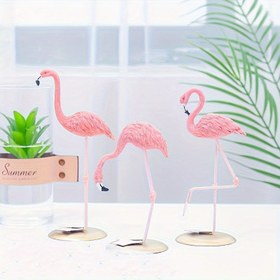 Resim Flamingo Dekorasyonları - Tropikal Kuş Süsleri, Pembe Flamingo İç/Dış Mekan, Bahçe, Patio, Oturma Odası için Tek Başına Dekor - Elektrik Gerektirmez, Kolay Temizlenebilir, Şık Tasarım, Sağlam Tabanlı, Bahçe Tutkunları için Dekoratif Figürler 