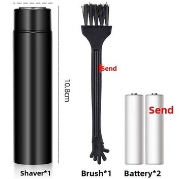 Dianziye Erkek Tıraş Fırçası - Yeşil Nylon Yumuşak Tüyler - Köpük Dağıtıcı - Siyah Renk