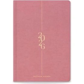 Resim 2026 A5 Haftalık Ajanda - 12 Aylık Pembe 
