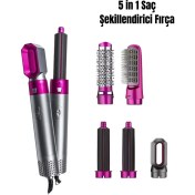 Resim Gri Çok Fonksiyonlu Saç Tarak ve Fırça Seti, Pratik ve Kullanışlı Tasarım 