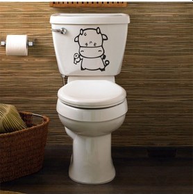 Resim Wc Klozet için Su Aygırı Sticker Yapıştırma Model1 