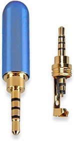 Resim YKA 2.5 mm Stereo Metal Jack 4 Boğumlu 