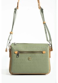 Resim Just Polo Günlük Kombinlere Uygun Kadın Yeşil Taba Omuz Çantası Shopper 