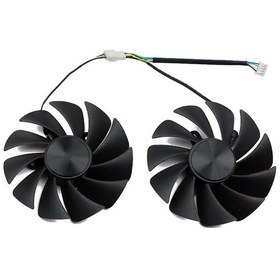 Resim Grafik Kartı 87mm 4pin Ga92s2u Rtx 3060 Çift Bıçak G Fan Rtx 3050 3060 3060tı İkiz Kenar Bıçak Grafik Soğutma Fanı 