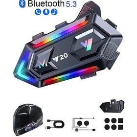 Resim Prepare Y20 Bluetooth 5.3 Motosiklet Kulaklık 