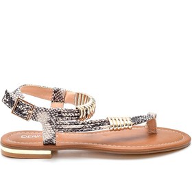 Resim Kadın Parmak Arası Detaylı Casual Sandalet 