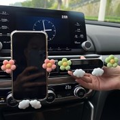 Resim Yeni Araba Telefon Tutucu, Çiçek Tanrısı Karikatür Tasarımı ile, Hava Kanalı Navigasyon Desteği ve İç Dekorasyon için Uygun. 