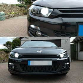 Resim Volkswagen Scirocco Beyaz Led Gündüz Far Aydınlatma Ampulu FEMEX P21W 