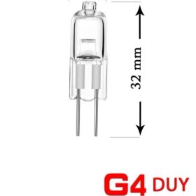 Resim Cata CT-2112 12/20W Kapsül Halojen Ampul G4 Duy 2700K - 20 Adet 