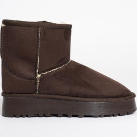 Resim Kadın Süet Bot Kahve Mia Kahverengi 