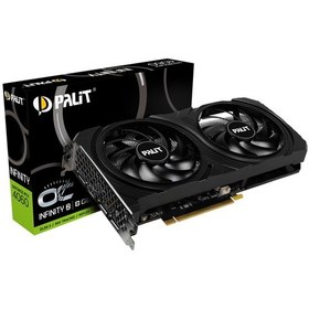 Resim Palit Nvidia RTX4060 Infınıty Dual Oc 8 GB 128 BİT GDDR6 Ekran Kart (NE64060S19P1-1070L) 