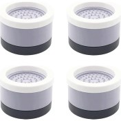 Resim Galaxxy 4 Takım Mobilya Yatak Yükselticileri Ağır Hizmet Tipi Yuvarlak Yatak Yükselticileri Ayarlanabilir Yükseklik, Masa Sandalyeler Kanepe Dolap Ayakları Kanepe Için (Yurt Dışından) 
