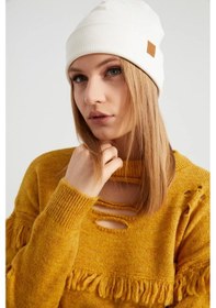 Resim Kadın Balıkçı Style %100 Pamuklu Kaşkorse, Terletmez, Ultra Hafif, Yumuşak Bere - Standart / Soft Beyaz Soft Beyaz 