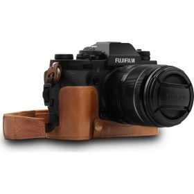 Resim Megagear Mg1553 Fujifilm X-T3 Hakiki Deri Kamera Kılıfı 