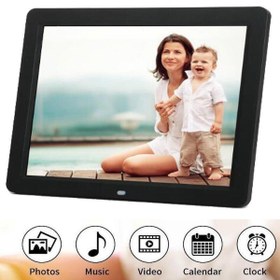 Resim Dijital Fotoğraf Çerçevesi Video Oynatma + Mp3 (10 inç Lcd Ekran) 