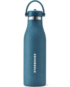 Resim Starbucks Koyu Mavi Paslanmaz Çelik Yalıtımlı İçecek Şişesi Suluk 532 ml 