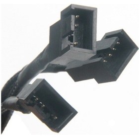 Resim Fan Çoklayıcı Y Pwm Kablosu Splitter 4 Pin Switch 3 Pin 3 