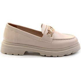 Resim Bej Kadın Loafer Ayakkabı K01997010609 Bej 