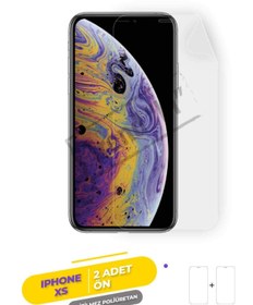 Resim Wrapsol Iphone Xs Ekran Koruyucu Kaplama Darbe Emici Poliüretan Film Amerika Üretimi 