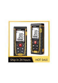 Resim Sndway Dijital Uzaklık Ölçer Profesyonel Lazer Mesafe Ölçer Lazer Trena Mezura Sw-ms50 50m 