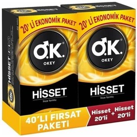 Resim Okey Hisset Prezervatif 20'li x 2 