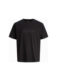 Resim Jack & Jones Jorcatskills Erkek Tişört SIYAH 