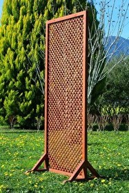 Resim Mandu Ahşap Paravan Seperatör 