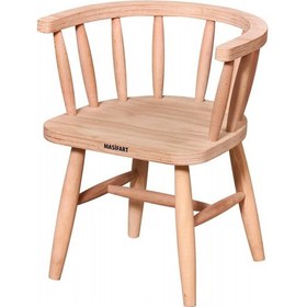 Resim Masifart Domitus Urban Çocuk Sandalyesi Cilasız Ham Ham 