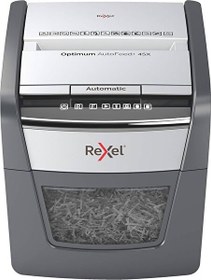 Resim Rexel Optimum AutoFeed 45X Otomatik Çapraz Kesim Evrak İmha Makinesi 