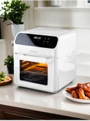 Resim Robx As29 12lt Air Fryer 12 Ön Programlı Çok Amaçlı Yağsız Hava Fritözü Robwell