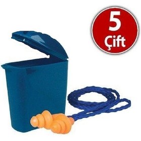 Resim 3M 1271 Yıkanabilir Ipli Kulak Tıkacı 5 Li Paket N11.44 