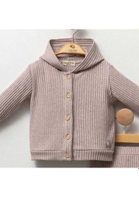 Resim Cassiope Kapüşonlu Yumuşak Fitilli 2'li Bebek Takımı 473792 Kahverengi 