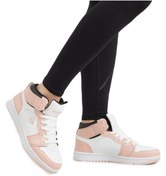 Resim Dunlop Kadın Mid Boğazlı Sneaker Günlük Spor Ayakkabı 1839 Pudra 