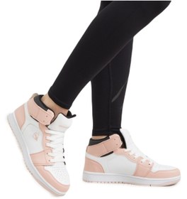 Resim Dunlop Kadın Mid Boğazlı Sneaker Günlük Spor Ayakkabı 1839 Pudra 