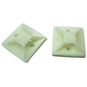 Resim marketcik 28x28 Yapışkanlı Kroşe Klips 100 Adet, 2,8 cmx2,8 cm 