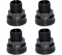 Resim Unncanny Pvc Bölme Bağlantısı Çift Dişli Bölme Su Deposu Konektörü Yağmur Varilleri Akvaryumlar Su Depoları Küvetler Havuzlar (Yurt Dışından) 