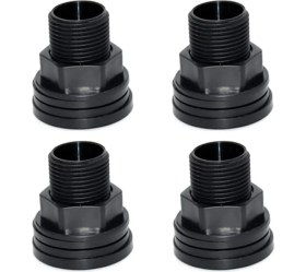 Resim Unncanny Pvc Bölme Bağlantısı Çift Dişli Bölme Su Deposu Konektörü Yağmur Varilleri Akvaryumlar Su Depoları Küvetler Havuzlar (Yurt Dışından) 