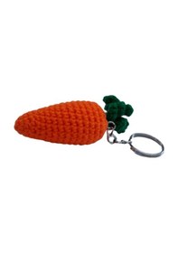 Resim Ebrulisler Amigurumi El Örgüsü Havuç Anahtarlık 