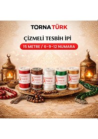Resim Tesbih 15 Metre Çizmeli İp İşleme Ekipmanı Metalik 