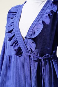 Resim VOLT CLOTHİNG Kadın Fırfırlı Bağlamalı Kimono 