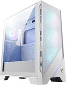 Resim ASİTAN Msi Mag Forge 320R Airflow White Mid-Tower Bilgisayar Kasası - Atx Kapasitesi, Rtx 40 Gpu Desteği, 