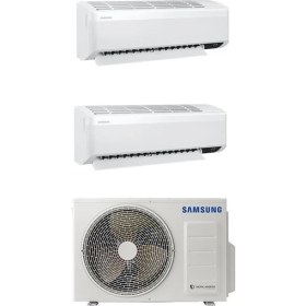 Resim Samsung Wind Free (AJ050TXJ2KH/EA) 7+12 BTU Iç 5,2 Kw Dış Ünite 12286 BTU A++ 1+2 Sistem Multi Inverter Duvar Tipi Klima 