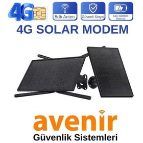 Resim Avenir Av-4g-rtr 20watt Güneş Enerjili Solar 4g Wifi Router İnternet Dağıtıcı 
