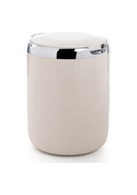 Resim Primanova Plastik Kapaklı Çöp Kovası 3 Lt. Pasifik Bej M-E29-09-P Bej 