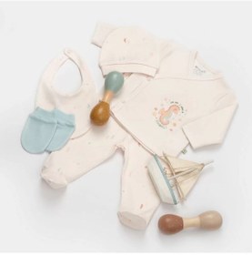 Resim Save The Seahorse 5'li Hastane Çıkış Seti Bej-mint Çok Renkli 