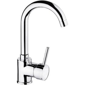 Resim Sardıcı Lavabo Bataryası Sıcak Soğuk Çift Su Girişli Banyo Bataryası 