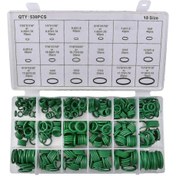 Resim 530 Adet Araba R134a Araba O-ring Tamiri Otomotiv Klima Tamiri Kauçuk Sızdırmazlık Maddesi Kutusu Seti 