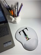 Resim rakkun shop Harf Bakılı Bilek Destekli Mouse Pad 