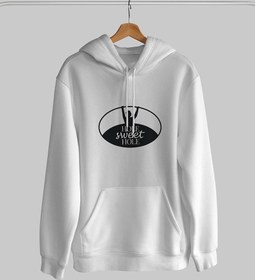 Resim Hole sweet hole Oversize Unisex Kapüşonlu Sweatshirt 