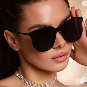 Resim 1 adet Kore Tarzı Moda Gözlük - Siyah Pilot Tasarımı, Polikarbon Çerçeve, AC Lensler, Erkekler ve Kadınlar için Dekoratif Gözlük, Şık Sokak Giyim Aksesuarı, Moda Aksesuarları | Pilot Tarzı | Dekoratif Lensler 